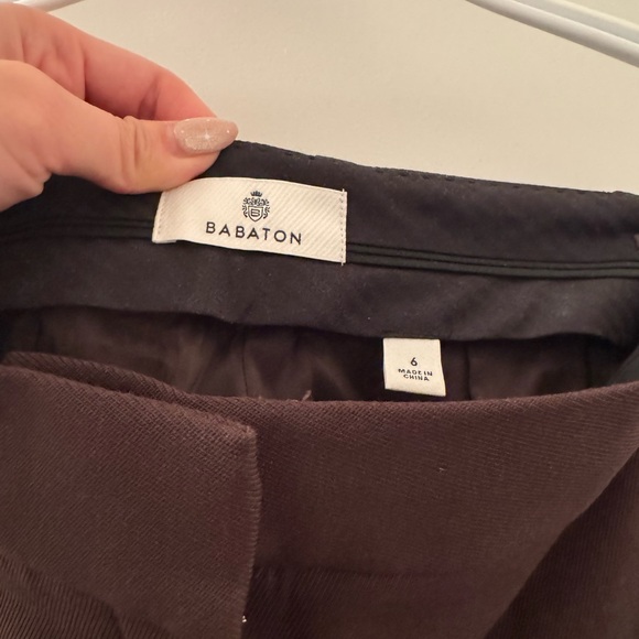 Elegant Dark Brown Trousers - Picture 2 of 2